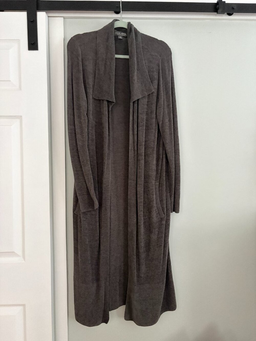 Barefoot Dreams Women's CozyChic Ultra Lite Wide Collar Long Cardigan (size M)